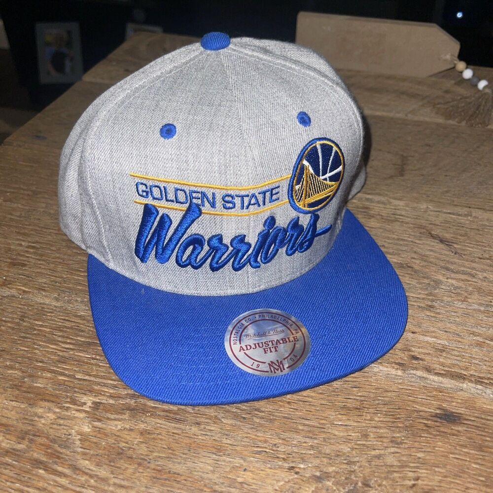 Golden State Warriors Mitchell & Ness NBA Snapback Baseball Cap Hat